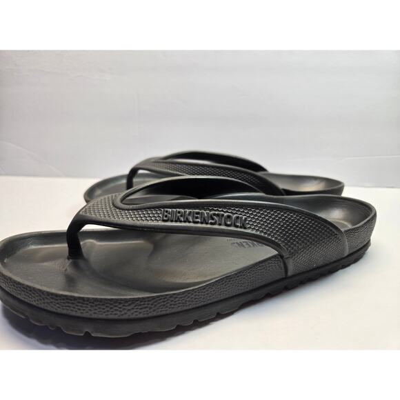 Birkenstock Honolulu Eva Rubber Charcoal Gray Sandals Slip On Sz 40 - Picture 1 of 6